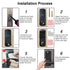 WiFi Smart Door Lock | Biometric Fingerprint, Password, Card & Key | USB Emergency Charger | Silver