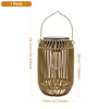 Solar Lantern Outdoor Waterproof Hanging Woven Boho Lamp Light for Garden Yard | XM-JGD-BT