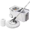 Automatic Spin Mop and Bucket Set with 6 Microfiber Refills