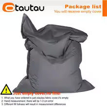 M/L Outdoor/Home Bean Bag Cover 140x180cm DD103