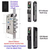 3D Face Recognition Smart Door Lock with Camera | Tuya & Smart Life App Control | Voice Intercom | Fingerprint & Password | Rechargeable Battery | 30280 SC S-H SB