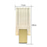 Modern Water Ripple Glass Rectangle Wall Lamp Gold 29x9cm | 41765670