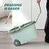 360 Spin Mop and Bucket System with Wringer 61 Inch Handle