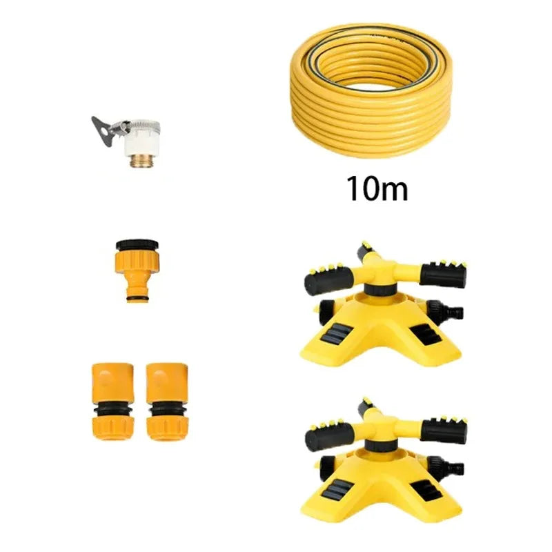360 Degree Automatic Rotating Sprinkler Head for Nursery Irrigation, Three Pronged Series
