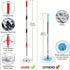 Spin Mop and Bucket with Wringer Set Rolling System