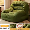 Olive Green Corduroy Bean Bag Sofa | High-Density Filling for Bedroom & Living Room