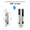 Waterproof Sliding Door Smart Lock TTLock App Alexa Fingerprint Digital Code RFID Card Anti-Lock Aluminum Glass Electronic Lock