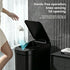 2 Pack Smart WiFi Automatic Sensor Trash Can, Touchless Electric Motion Sensor Waste Bin for Bathroom Kitchen Bedroom Slim Narrow Design