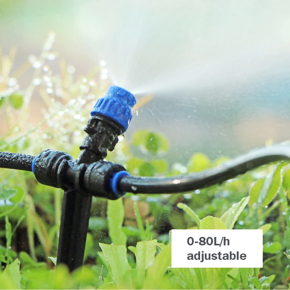 Independent Dual-Channel LCD Watering Timer Irrigation Kit | A-10m Kit