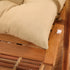 All Seasons Thickened Universal Lounge Chair Cushion for Rattan Chairs, Tatami, 18.9 x 47.2 Inch, Burgundy