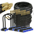 8mm PE Hose Misting Watering System Kit with Self-Priming Pump and Adjustable Sprayer
