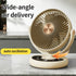 Portable 8-Inch USB Desk Fan with 5 Speeds and Oscillation | F57