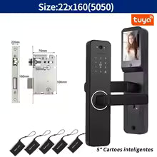 Tuya WiFi Smart Door Lock with Fingerprint, Password, RFID & App Unlock | 22X147