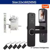 Tuya WiFi Smart Door Lock with Fingerprint, Password, RFID & App Unlock | 22X147