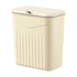 Space-Saving Wall-Mounted Kitchen Trash Bin | White