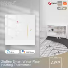 Zigbee Thermostat Room Temperature Controller for Water/Electric Floor Heating Gas Boiler with Humidity Sensor | 5A16A