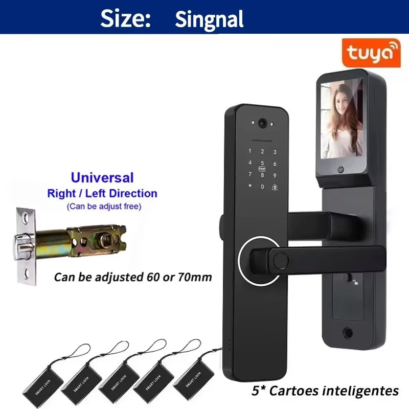 Tuya WiFi Smart Door Lock with Fingerprint, Password, RFID & App Unlock | 22X147