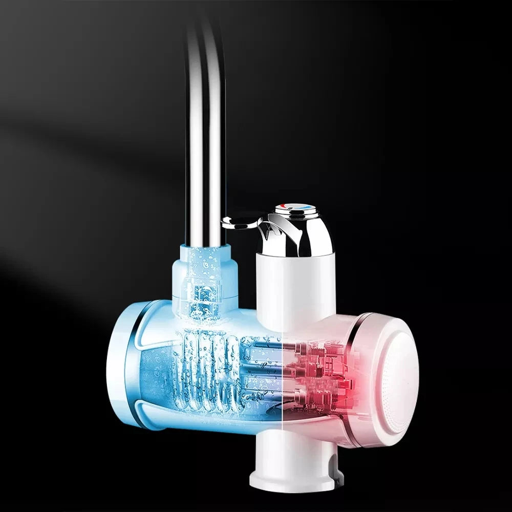 Instant Electric Water Heater Faucet with LED Temperature Display 3000W
