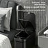 2 Pack Smart WiFi Automatic Sensor Trash Can, Touchless Electric Motion Sensor Waste Bin for Bathroom Kitchen Bedroom Slim Narrow Design