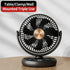 Portable 8-Inch USB Desk Fan with 5 Speeds and Oscillation | F57
