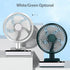 USB Rechargeable Oscillating Desk Fan 4 Speed Settings 5000mAh Table Fan