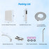 Dual Shower Head Combo with 10-Inch High Pressure Rainfall Shower and Slide Bar