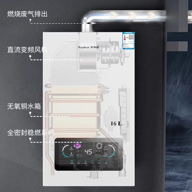 Household Gas Water Heater Constant Temperature Forced Exhaust