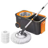 Automatic Spin Mop and Bucket Set with 6 Microfiber Refills