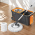Automatic Spin Mop and Bucket Set with 6 Microfiber Refills