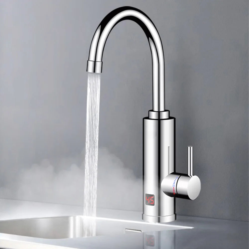 3000W Tankless Electric Water Heater Tap With Temperature Display