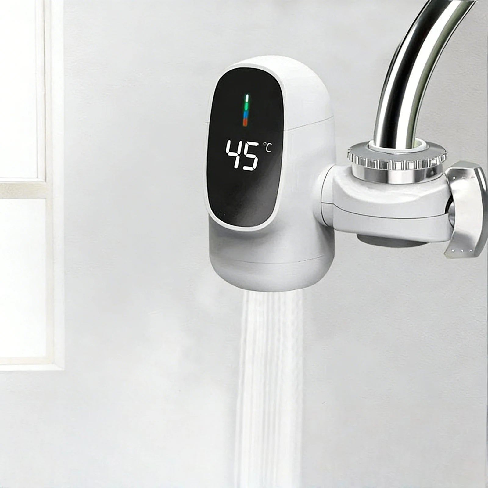 Instant Electric Hot Water Faucet with Digital Display 110V Fast Heating Tap