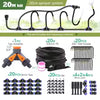 8mm PE Hose Misting Watering System Kit with Self-Priming Pump and Adjustable Sprayer