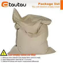 M/L Outdoor/Home Bean Bag Cover 140x180cm DD103