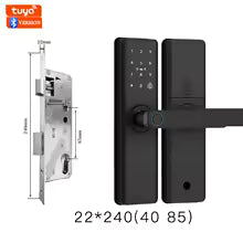 2026 Smart Door Lock With Bluetooth, Tuya App, Fingerprint & Keypad