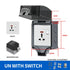 IP66 Weatherproof Outdoor Double Socket | EU
