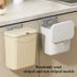 Space-Saving Wall-Mounted Kitchen Trash Bin | White