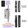 3D Face Recognition Smart Door Lock with Camera | Tuya & Smart Life App Control | Voice Intercom | Fingerprint & Password | Rechargeable Battery | 30280 SC S-H SB