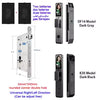 3D Face Recognition Smart Door Lock with Camera | Tuya & Smart Life App Control | Voice Intercom | Fingerprint & Password | Rechargeable Battery | 30280 SC S-H SB