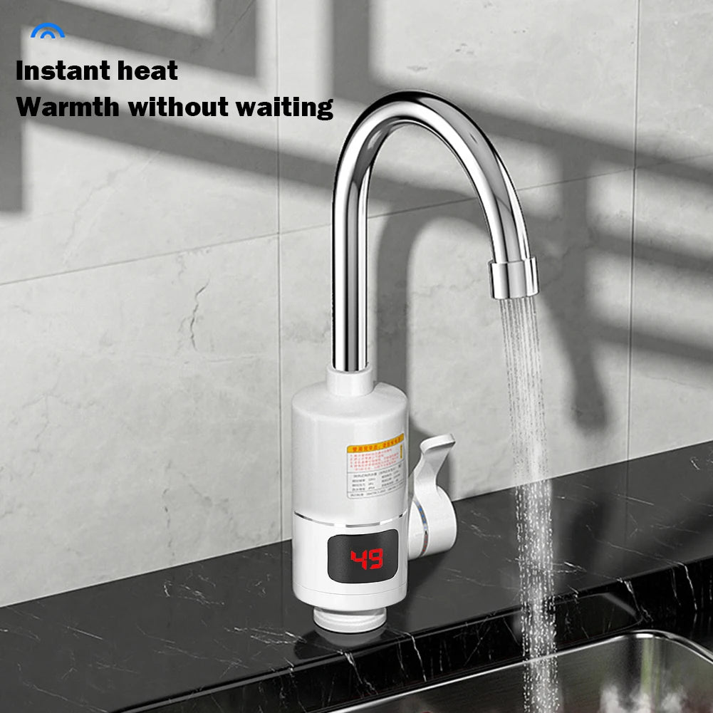 Instant Electric Heating Water Faucet Tap With 360 Degree Rotation