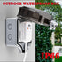 IP66 Weatherproof Outdoor Double Socket | EU