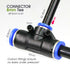 8mm PE Hose Misting Watering System Kit with Self-Priming Pump and Adjustable Sprayer