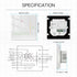 Zigbee Thermostat Room Temperature Controller for Water/Electric Floor Heating Gas Boiler with Humidity Sensor | 5A16A
