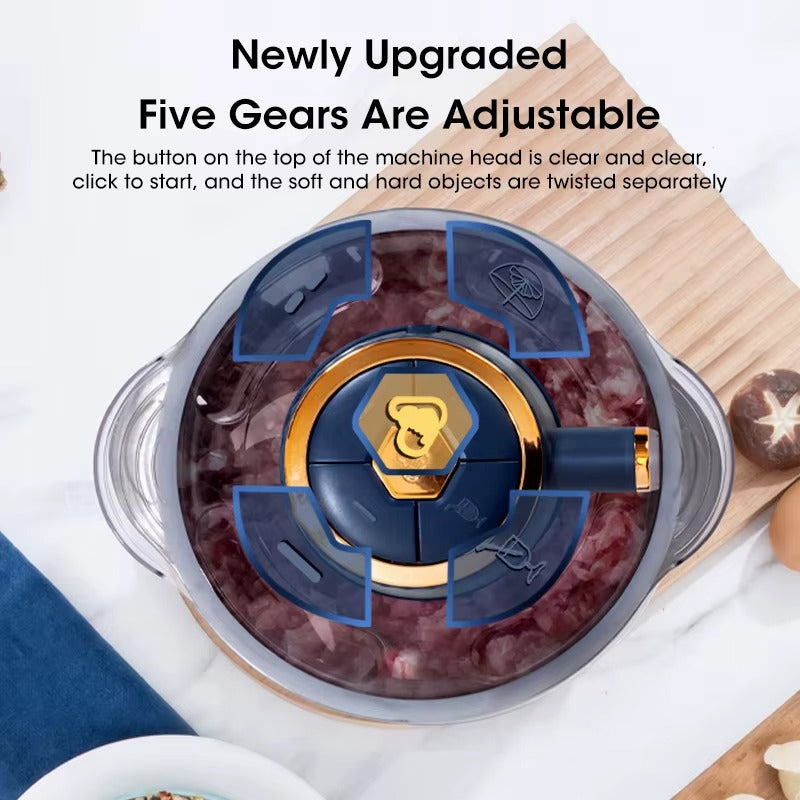 Shoppeno™ 5L Electric Meat Grinder & Food Processor