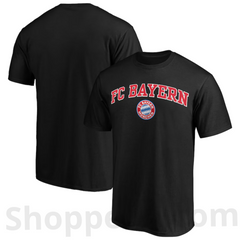 Bayern Munich Heart and Soul T-Shirt – Black, 100% Cotton - Shoppeno™