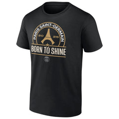 Shoppeno™ Paris Saint-Germain 2025 Champions League Winners Signature Roster T-Shirt – Black