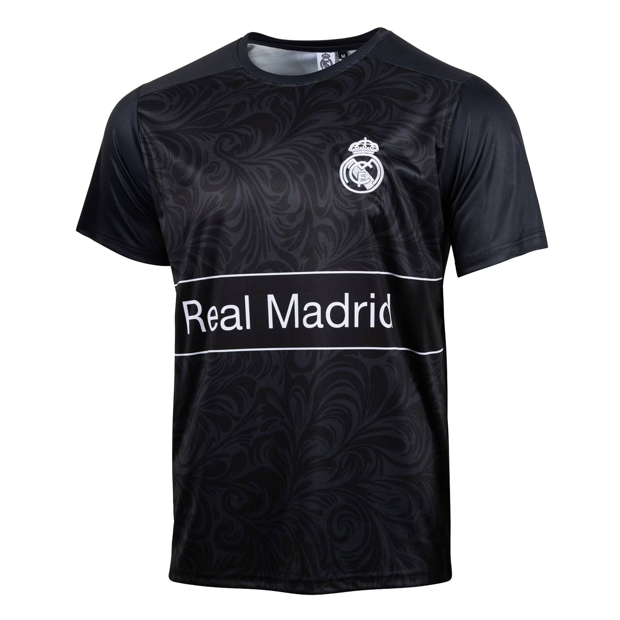 Shoppeno™ Real Madrid Sport Design Sweden Home Sideline T-Shirt – Black