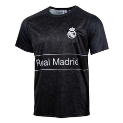 Shoppeno™ Real Madrid Sport Design Sweden Home Sideline T-Shirt – Black