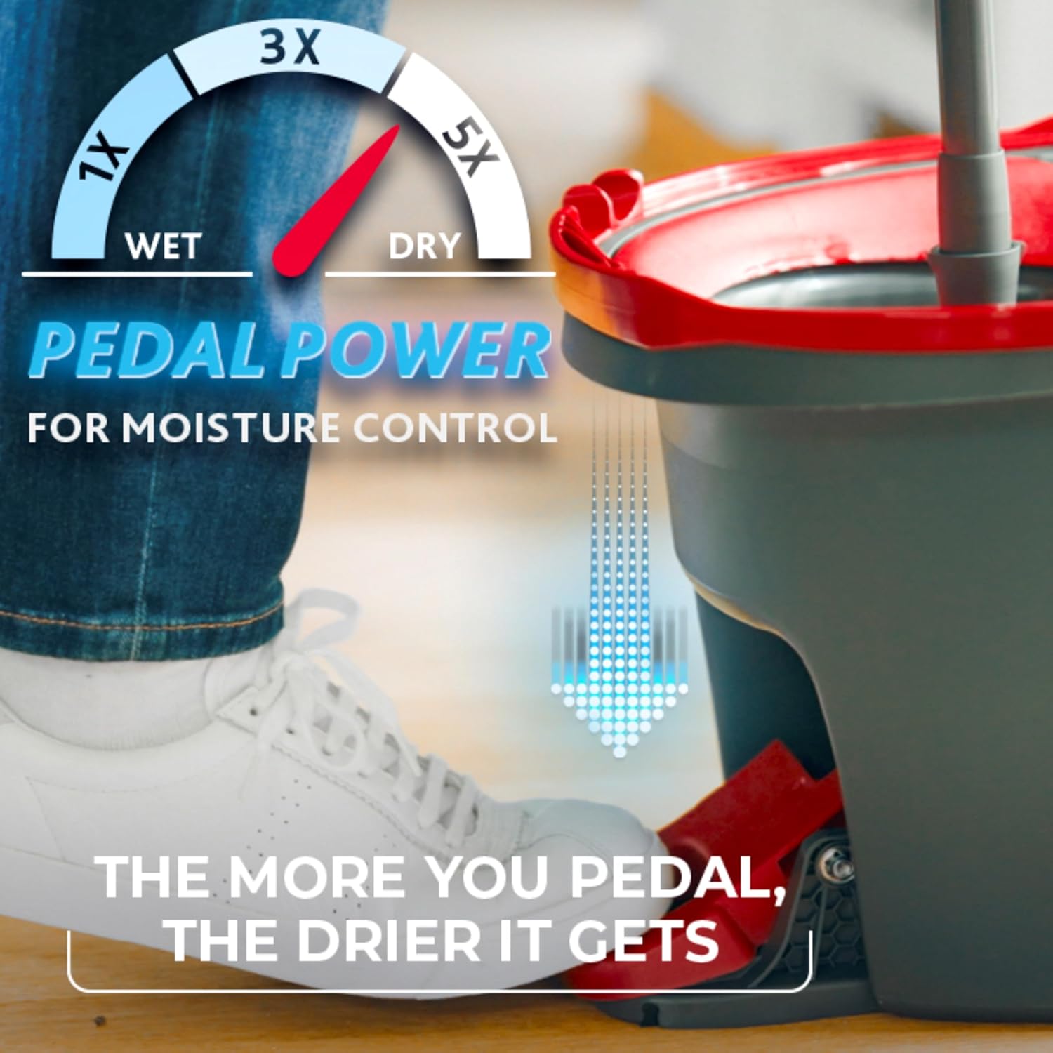 EasyWring Microfiber Spin Mop and Bucket Floor Cleaning System