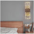 Modern Water Ripple Glass Rectangle Wall Lamp Gold 29x9cm | 41765670