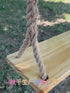 Adult Outdoor Swing Chair, Heavy-Duty Wooden Porch Swing, 330lbs Capacity Garden Hanging Seat